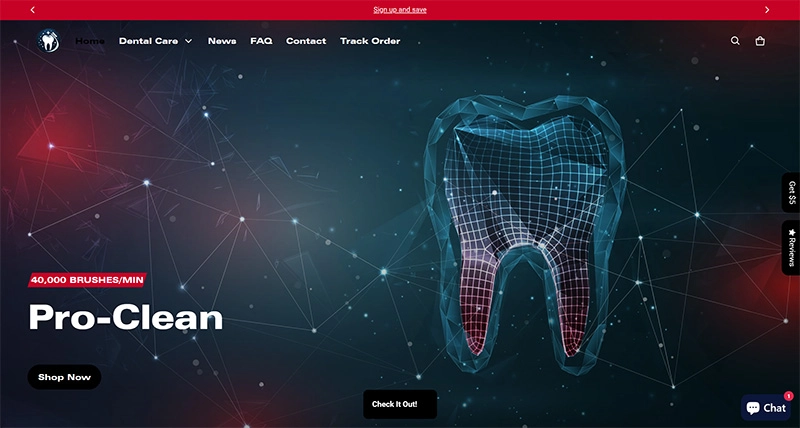 Jose Naranjo - Built website Oral Agency